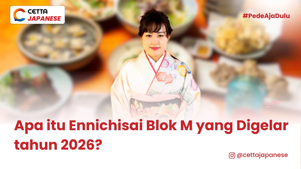 seorang perempuan mengenakan pakian tradisional Jepang|gambar penampilan panggung band indie di festival Ennichisai Blok M. Source dari video youtube channel Ennichisai.