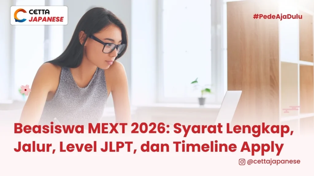 potret perempuan yang tengah mempersiapkan untuk mendaftar beasiswa MEXT 2026