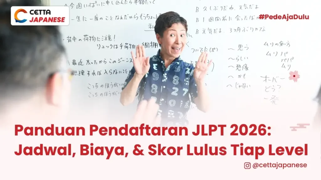 seorang guru sedang mengajarkan materi JLPT untuk pendaftaran jlpt 2026|modul bahasa mandarin|Cantik dalam Bahasa Mandarin|1000 nama hewan dalam bahasa Inggris||Maaf dalam Bahasa Jepang|sebuah keluarga yang diperkenalkan dalam bhaasa Jepang