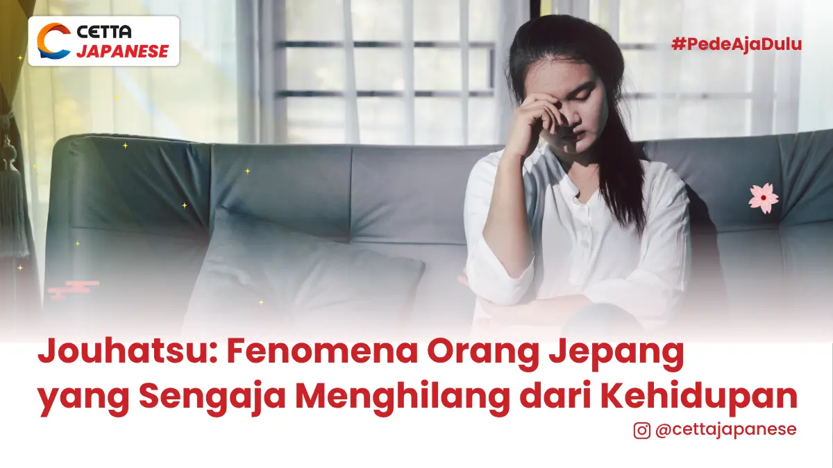 seorang wanita yang terlihat lelah duduk di atas sofa