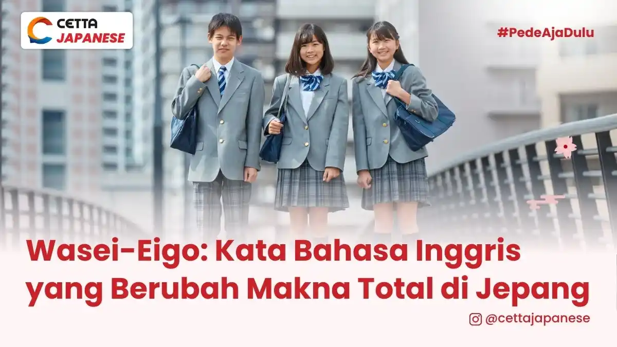 potret anak sekolah di Jepang yang pakai wasei-eigo alias kata bahasa Inggris yang punya makna di Jepang